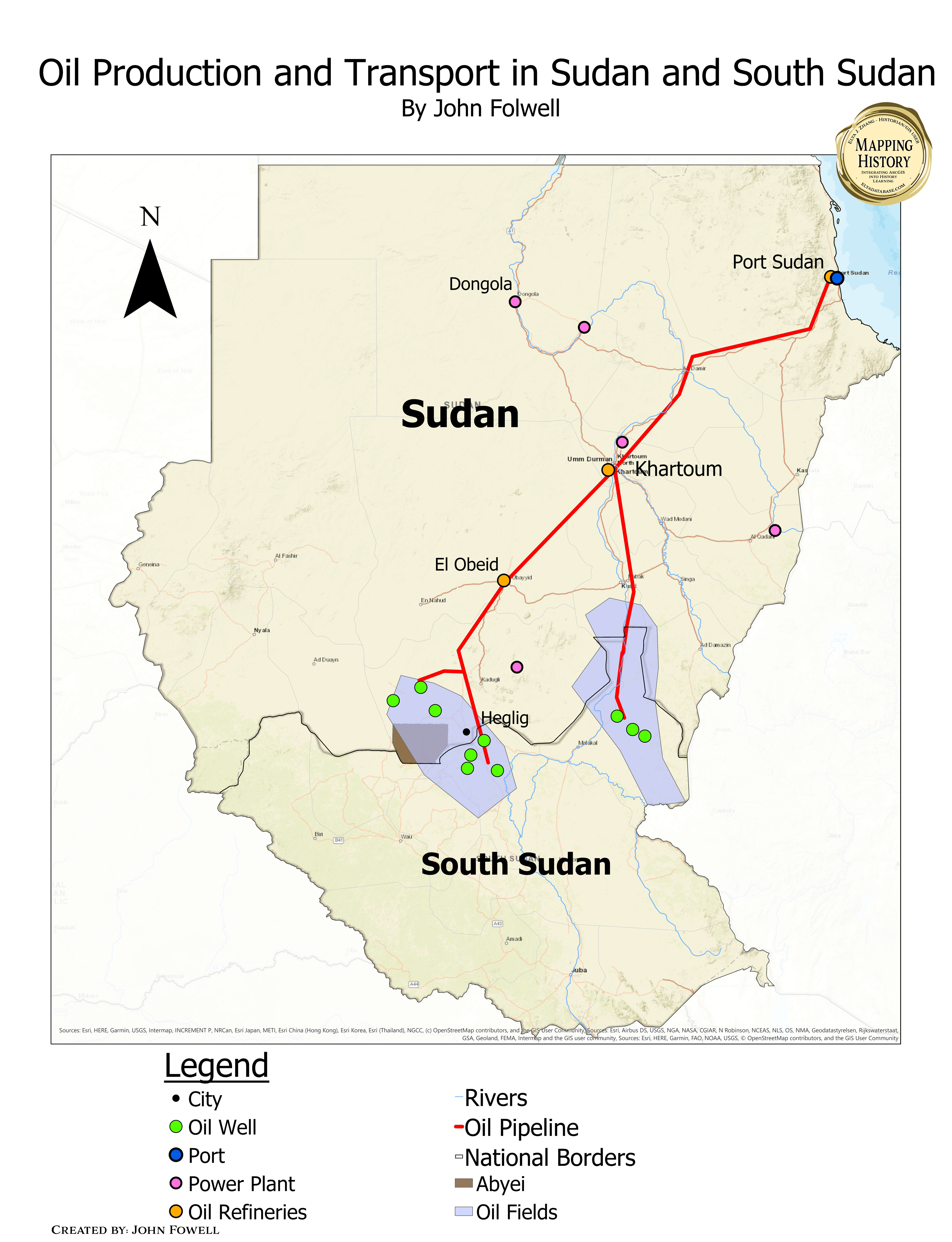 Oil Production and Transport in Sudan and South Sudan