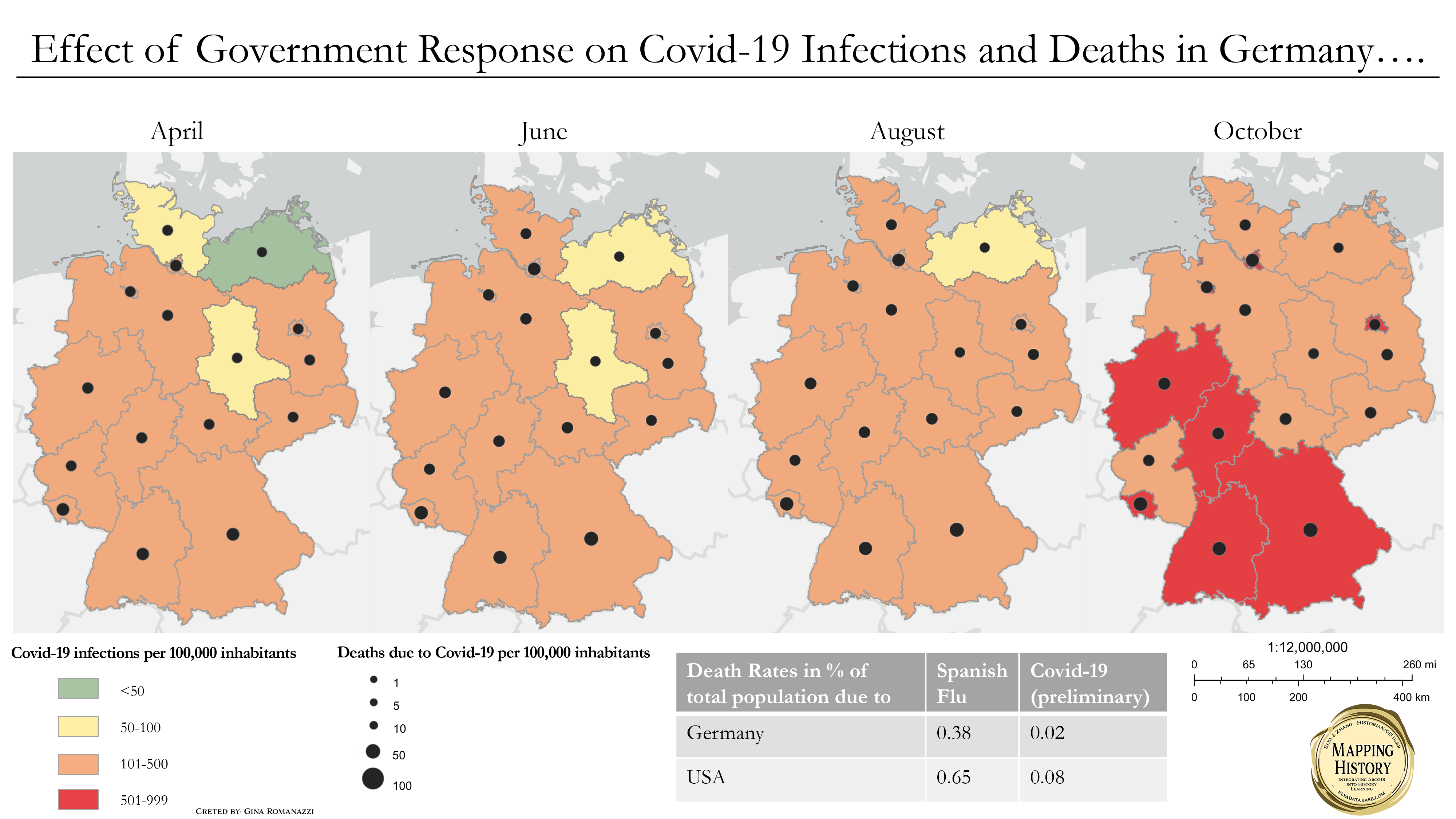 Effect of Government Response on Covid-19 Infections and Deaths in Germany and the United States