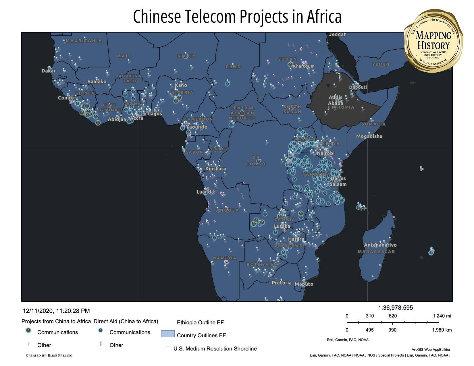 China-Built Telecom Infrastructure in Ethiopia